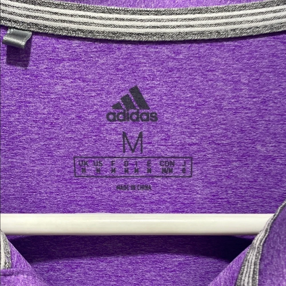 Adidas Men's Purple Golf Polo Shirt Size Medium